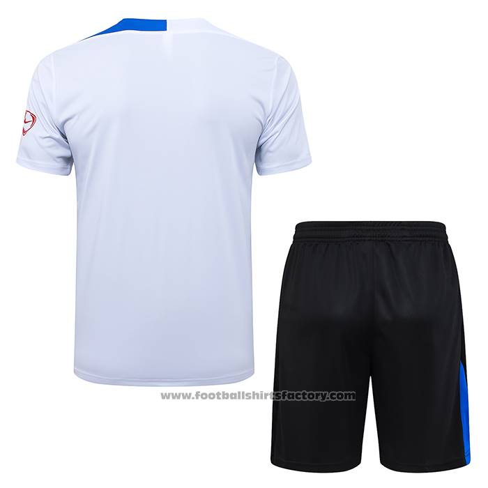 Tracksuit Paris Saint-Germain Short Sleeve 2025-2026 White - Shorts